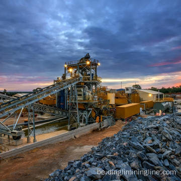 Індывідуальная вытворчая лінія па перапрацоўцы залатой руды